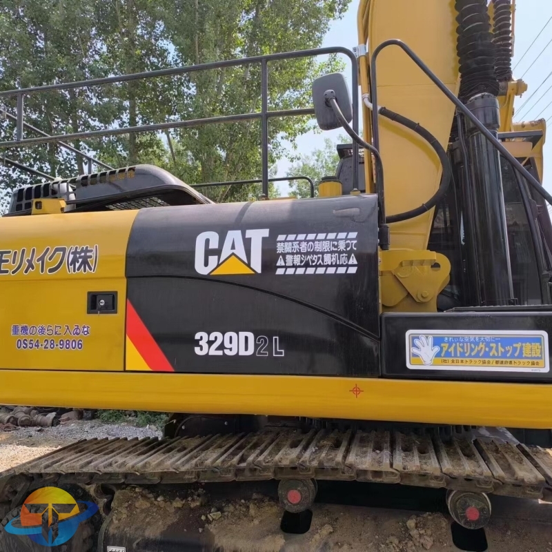 Well maintained second-hand excavator Caterpillar 329D2L excavator is cheap and easy to operate
