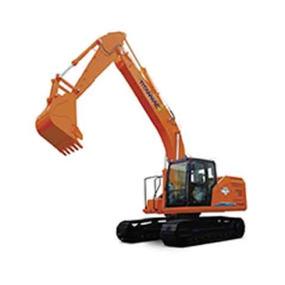 This new TT6225F medium excavator is equipped with a Cummins HPCR Electronically Controlled Engine