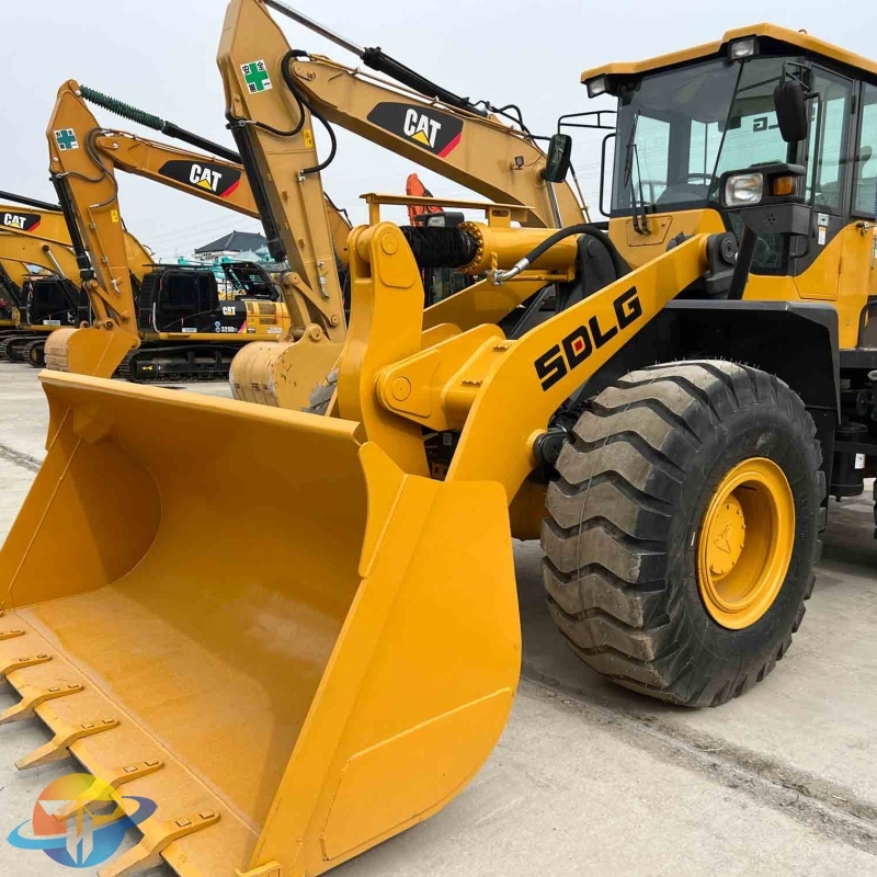 Second-hand loader Shandong Lingong 956F wheel loader 17 tons cheap low price