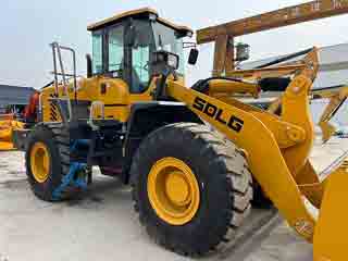 Second-hand loader Shandong Lingong 956F wheel loader 17 tons cheap low price