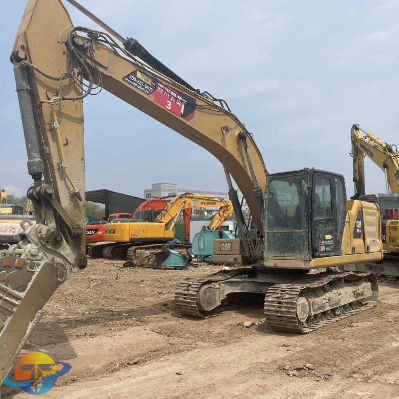 Crawler excavator used Caterpillar 320GC excavator original quality good