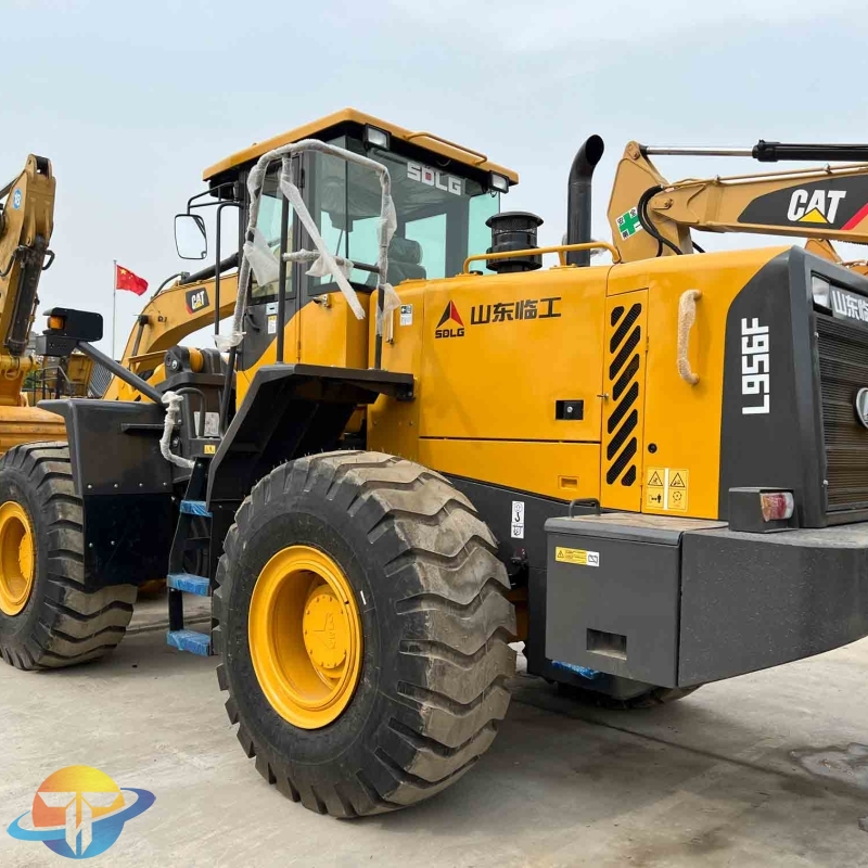 Second-hand loader Shandong Lingong 956F wheel loader 17 tons cheap low price