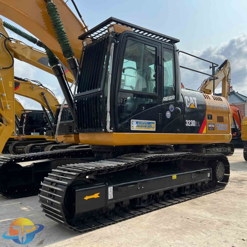 Caterpillar CAT323D2L excavator crawler excavator used construction equipment in good condition with CAT engine