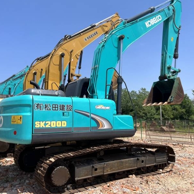 Used Kobelco SK200-8 excavator engineering machinery medium excavator for sale at low price