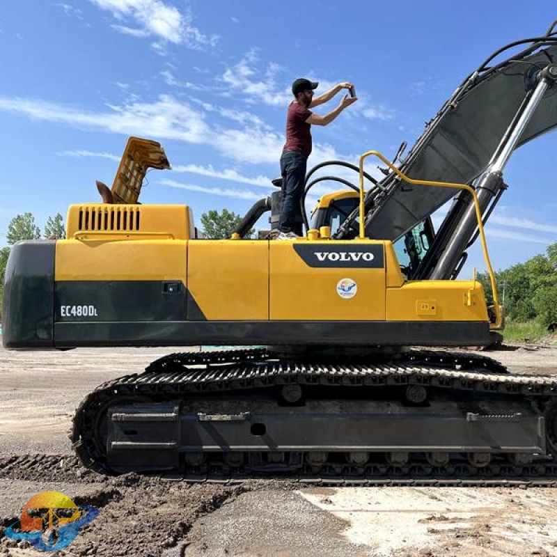 Used Volvo EC480DLexcavator Large excavator High quality and low price