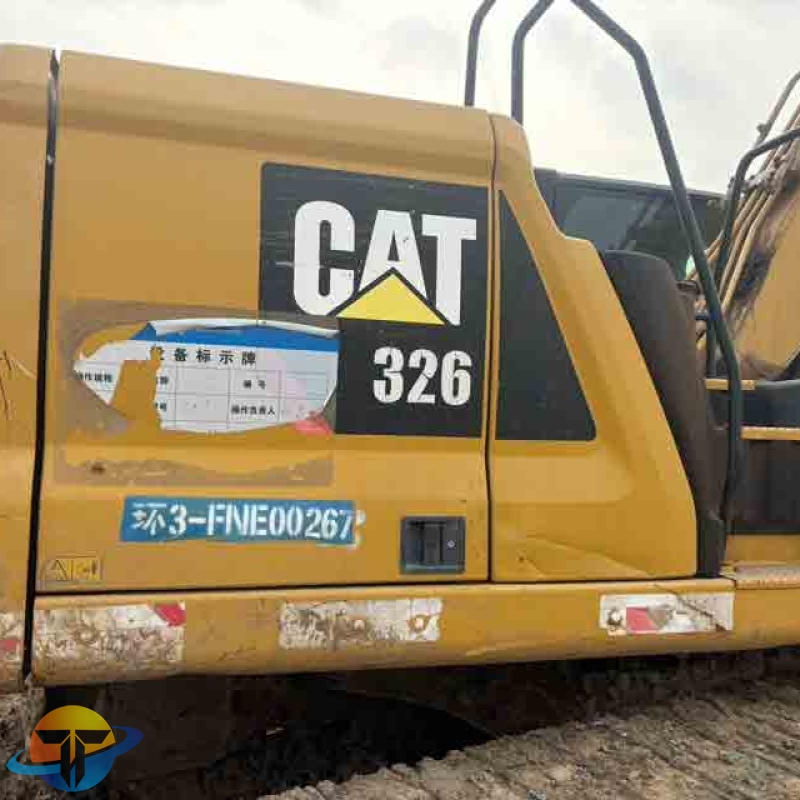 Used 2018 Caterpillar CAT326 excavator (high-spec configuration), suitable for pit excavation, open-pit mining, and multiple working conditions.