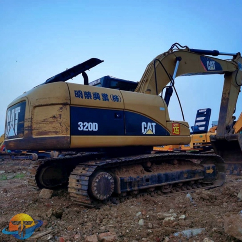 used Caterpillar CAT320D excavator in good condition and low price