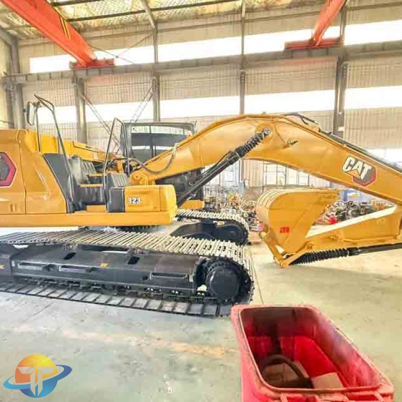 Used Caterpillar CAT323 high-spec excavator, original Japanese hydraulic excavator for sale.