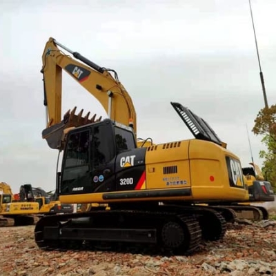 Used Caterpillar CAT320D excavator high quality and powerful