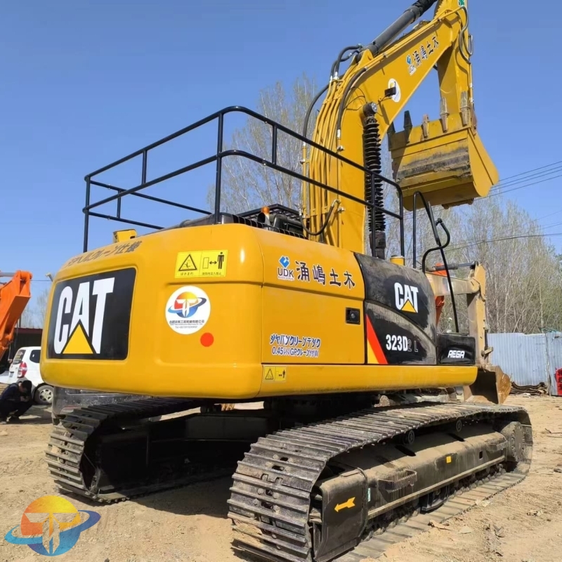Used Caterpillar CAT323D2L excavator with core engine for sale cheap