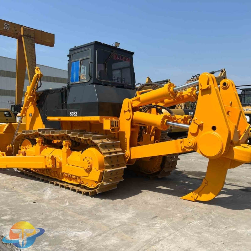 Used Shantui SD32W Bulldozer Painted Original For Sale Good Working Condition Low Price
