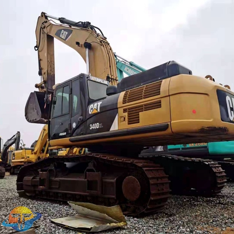 Used high quality Caterpillar CAT340D excavator construction equipment with low working hours
