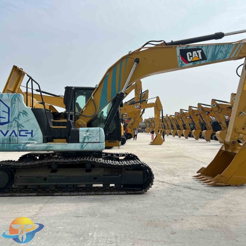 Japanese second-hand excavator Caterpillar CAT320GC excavator panda repaint special price for sale