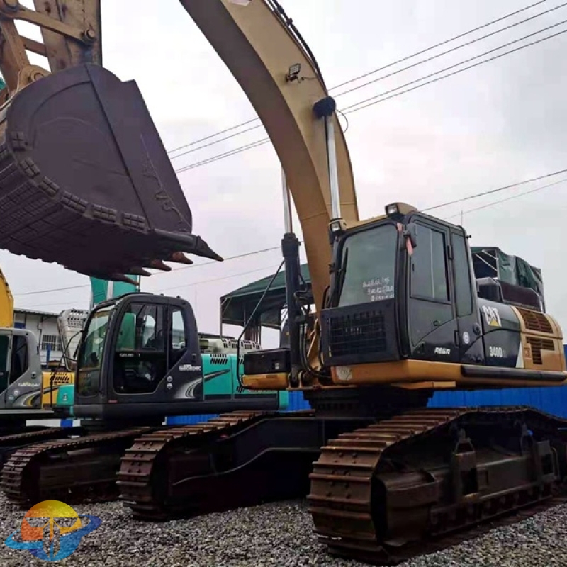 Used high quality Caterpillar CAT340D excavator construction equipment with low working hours