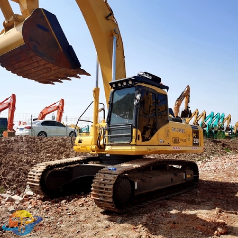 Used Komatsu PC350-7 excavator high power engine low price