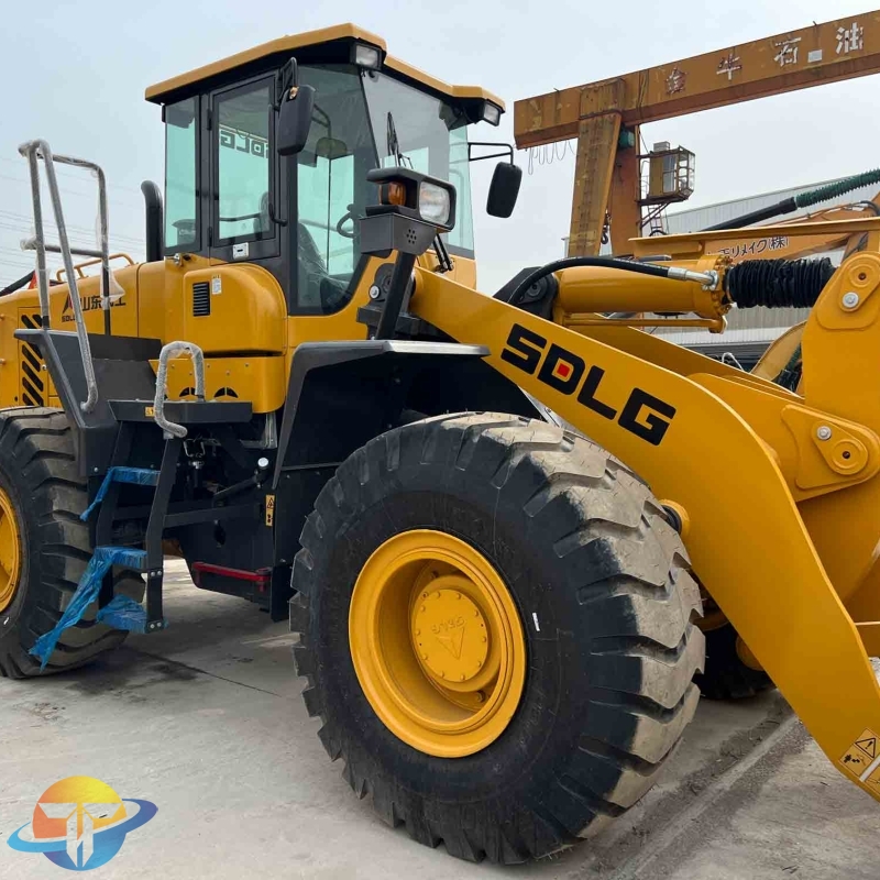 Second-hand loader Shandong Lingong 956F wheel loader 17 tons cheap low price