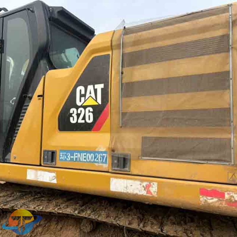 Used 2018 Caterpillar CAT326 excavator (high-spec configuration), suitable for pit excavation, open-pit mining, and multiple working conditions.