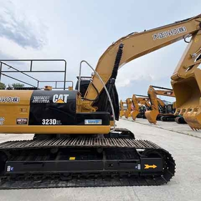 Used excavator original Japan Caterpillar CAT323D2L excavator with core engine crawler excavator for sale