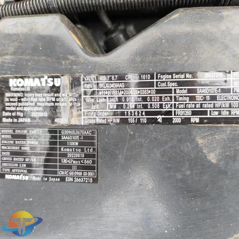 Used heavy equipment Komatsu PC210--8N1 excavator crawler excavator cheap for sale