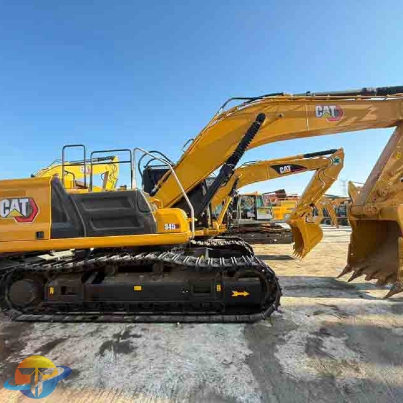 Caterpillar CAT345GC excavator, heavy-duty mining and engineering machinery, top-quality used excavator.