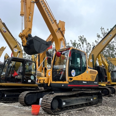 Used Hyundai R150-9 excavator in good condition available for quick transport