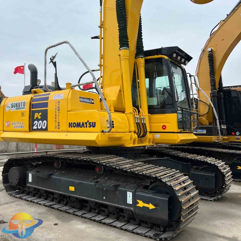 Used Komatsu PC200 excavator used construction equipment environmentally friendly cheap price