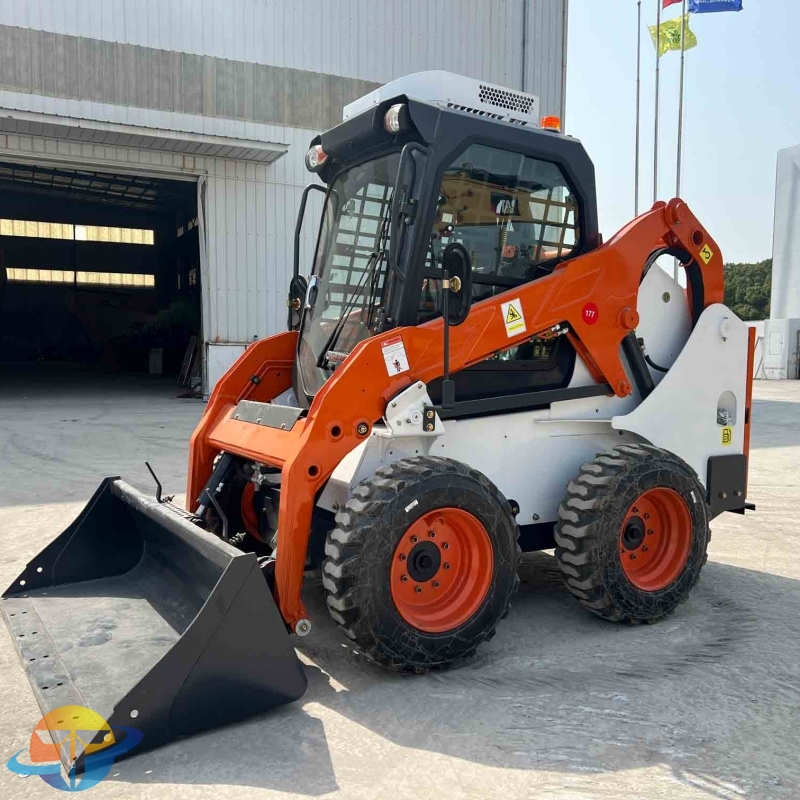 Used skid steer loaders durable construction high quality low price for sale
