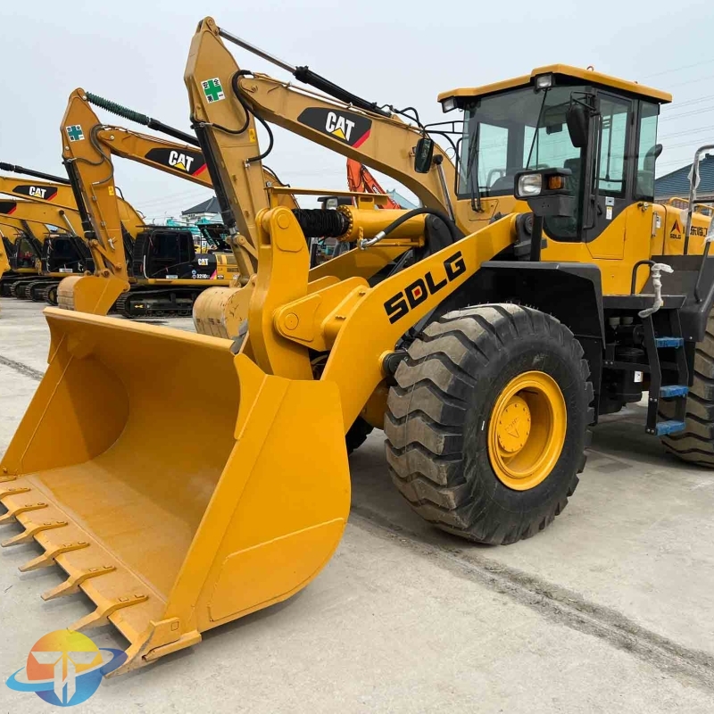 Second-hand loader Shandong Lingong 956F wheel loader 17 tons cheap low price