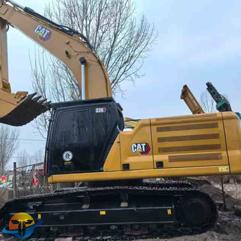 Caterpillar CAT336 excavator, a hydraulic crawler excavator used for heavy construction and mining.