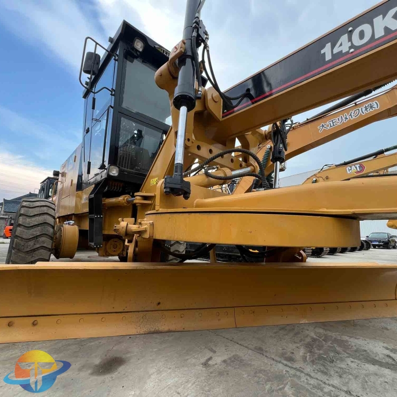 High quality Caterpillar brand second hand CAT140K Motor Grader for sale at low price