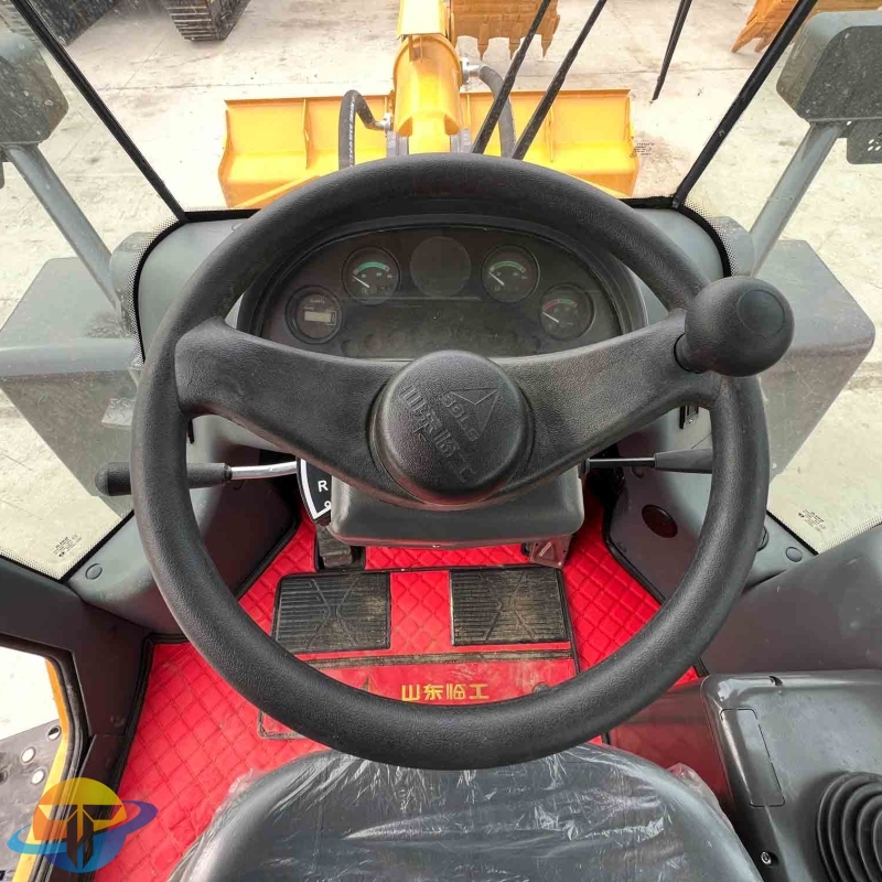 Second-hand loader Shandong Lingong 956F wheel loader 17 tons cheap low price