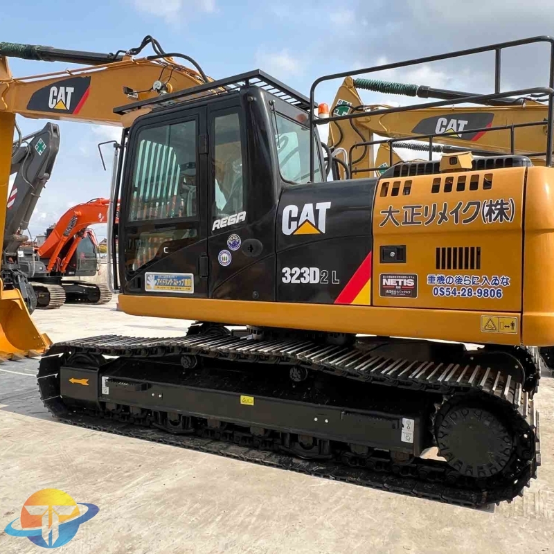 Caterpillar CAT323D2L excavator crawler excavator used construction equipment in good condition with CAT engine