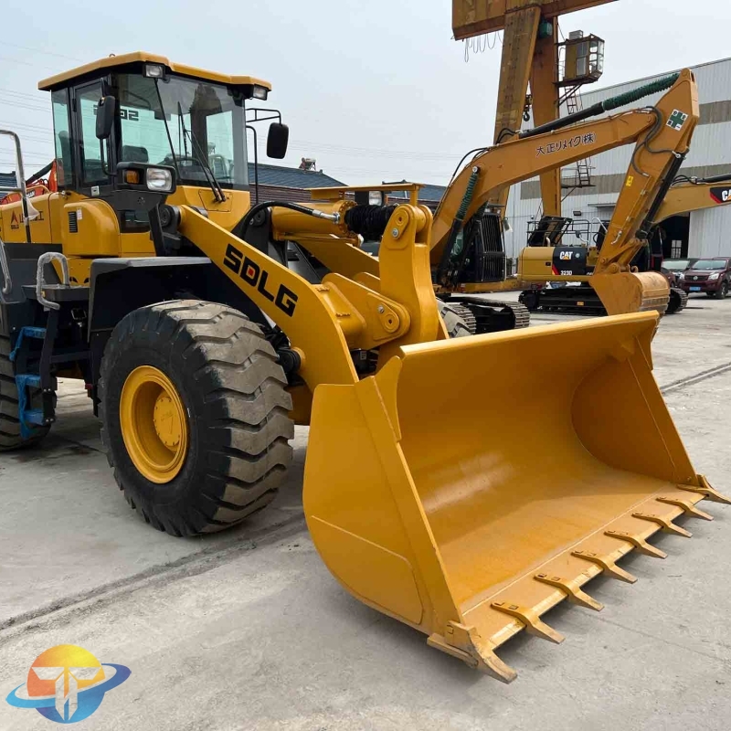 Second-hand loader Shandong Lingong 956F wheel loader 17 tons cheap low price