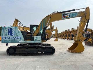 Japanese second-hand excavator Caterpillar CAT320GC excavator panda repaint special price for sale