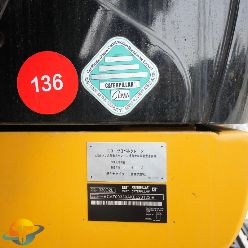 Original Caterpillar CAT330D2L excavator used excavator with excellent performance for sale