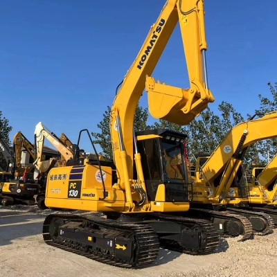 Komatsu PC130-7 excavator small excavator used construction machinery for sale