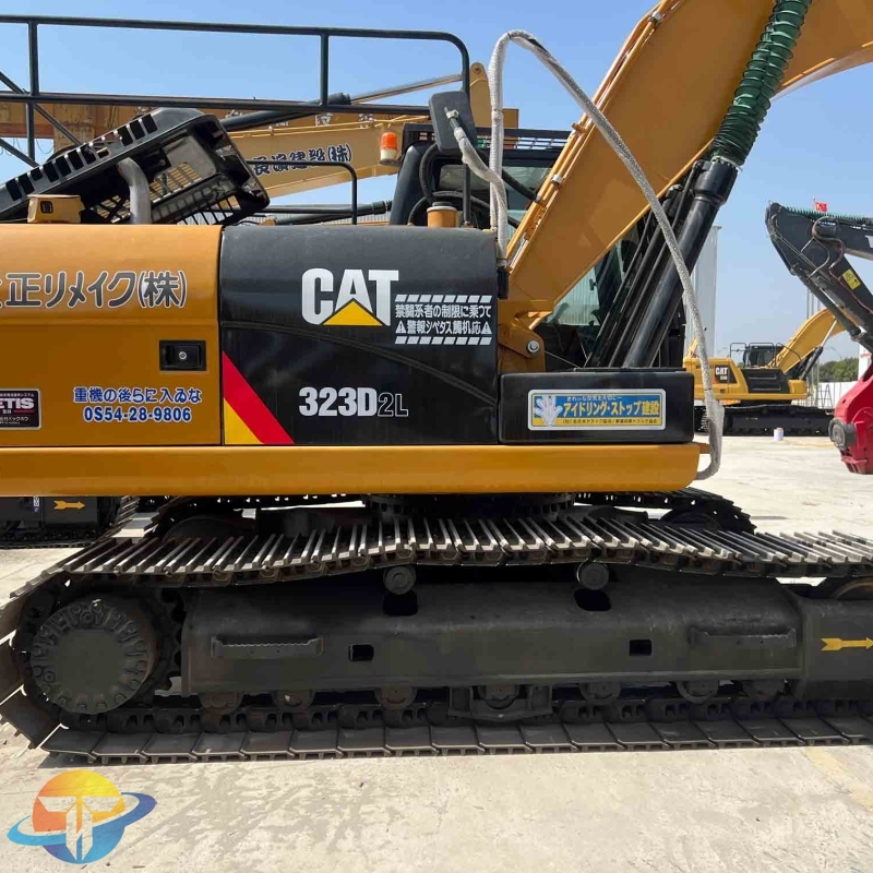 Low price Caterpillar CAT323D2L excavator crawler excavator with high power for sale
