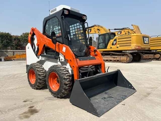 Used skid steer loaders durable construction high quality low price for sale