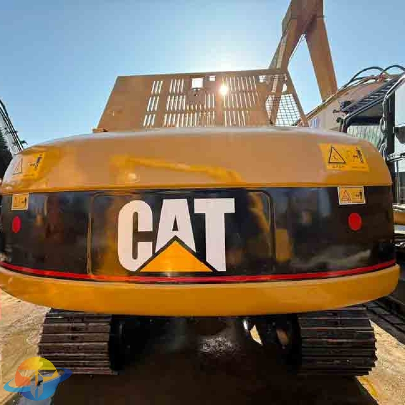 Used Caterpillar CAT320C tracked excavator, high quality, original parts for sale.