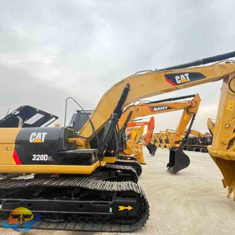 A used Caterpillar CAT320D2L excavator, a high-efficiency earthmoving machine with powerful performance and in good condition, is available for sale.
