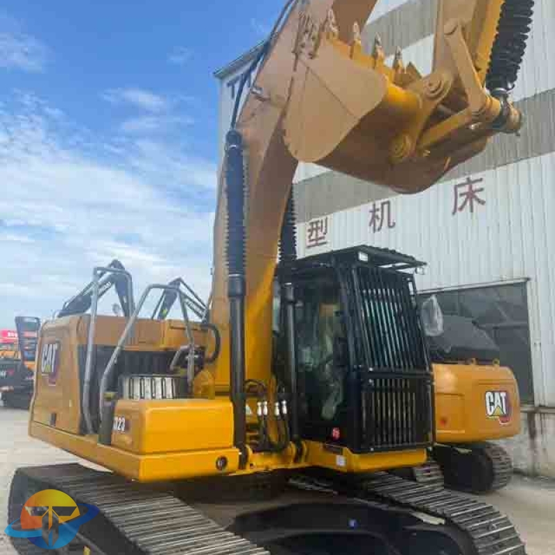 A used Caterpillar 323 tracked excavator is available for sale. It is powerful and in good condition.