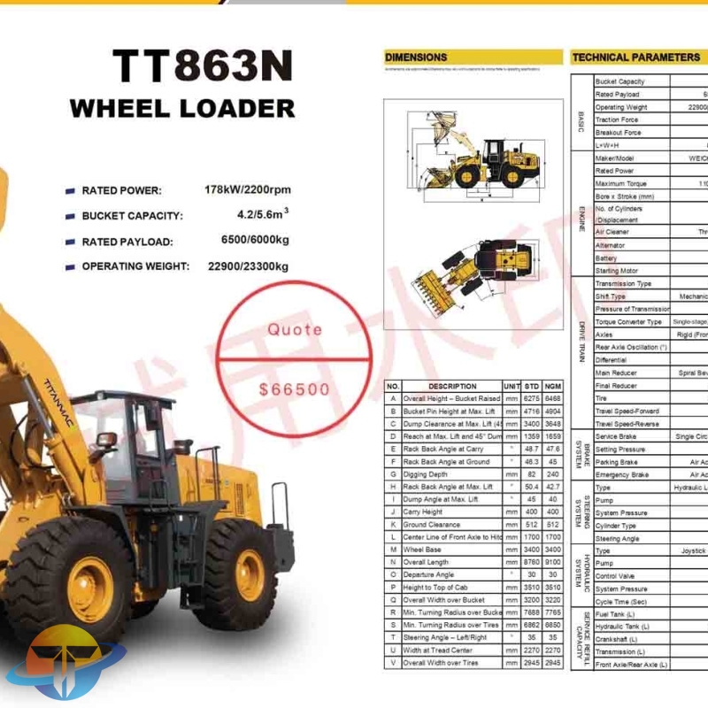 The new version of Weichai loader is powerful and easy to operate and is now selling well