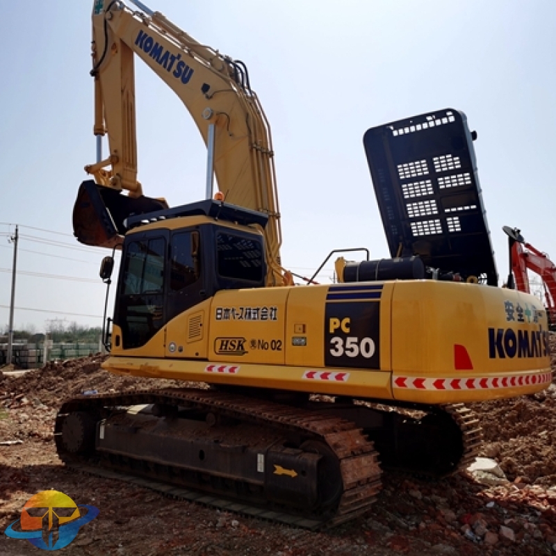 Used Komatsu PC350-7 excavator high power engine low price